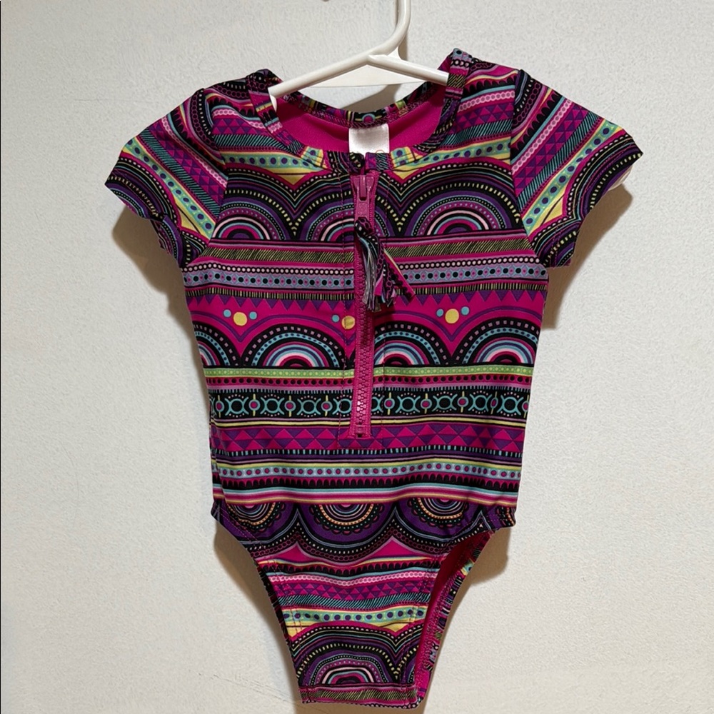 Cat and Jack Colorful Kids One Piece Swimsuit